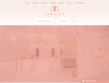 Tablet Screenshot of luminisce.com